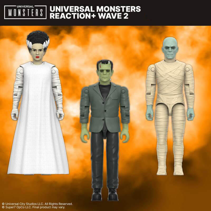 Action Figures Monstros da Universal ReAction+