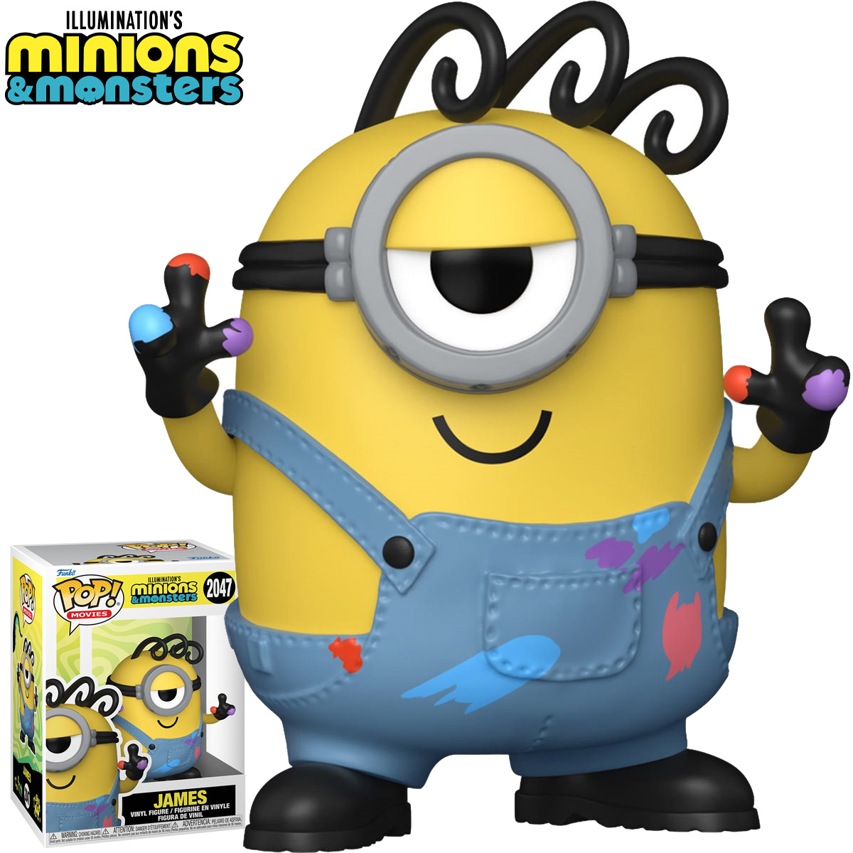 Bonecos Pop! do Filme Minions & Monstros: James e Goomi