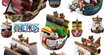 Navios Piratas One Piece YuraColle: Oro Jackson, Dog Head, Piece of Spadille, Going Luffy-senpai e Going Merry (Capítulo 0)