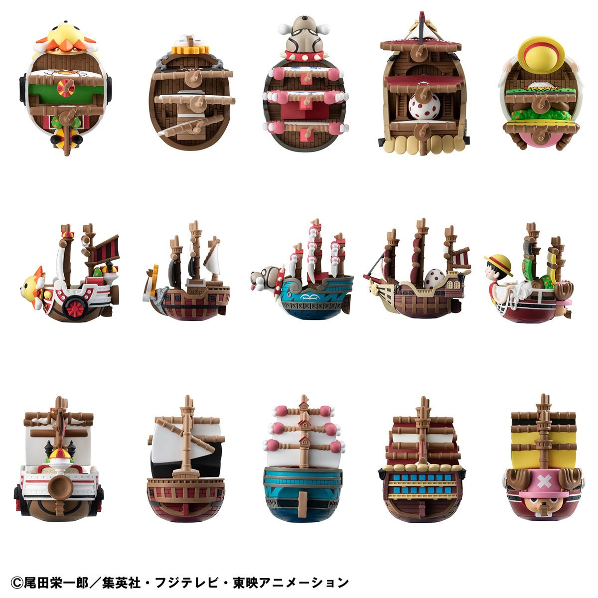 Navios Piratas One Piece YuraColle