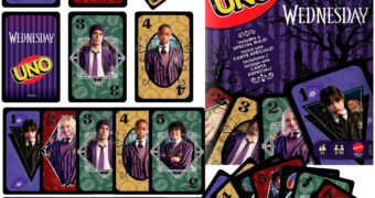 Jogo de Cartas UNO Wandinha (Wednesday Addams)