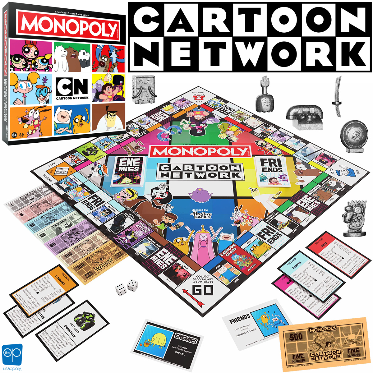 Jogo Monopoly Desenhos Animados do Cartoon Network