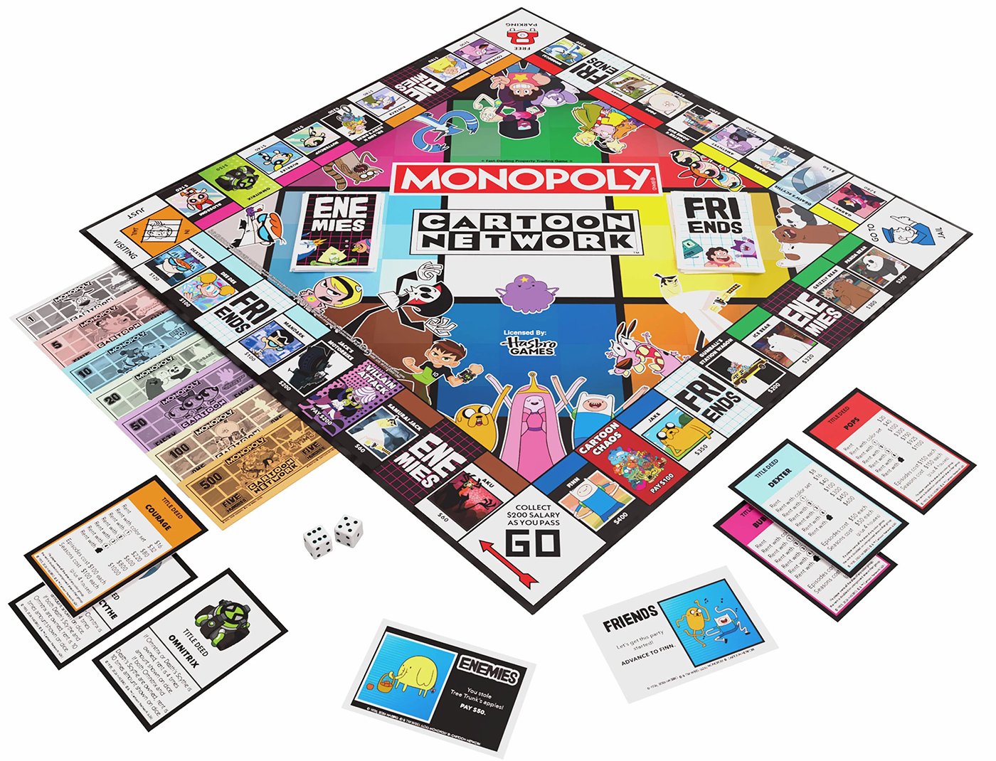 Jogo Monopoly Desenhos Animados do Cartoon Network