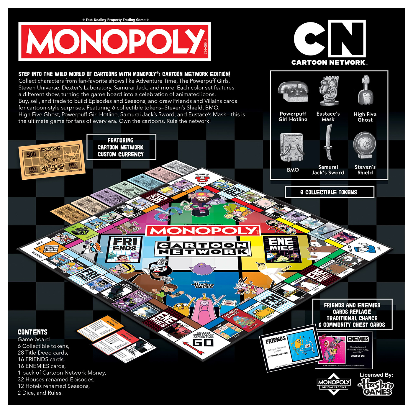 Jogo Monopoly Desenhos Animados do Cartoon Network