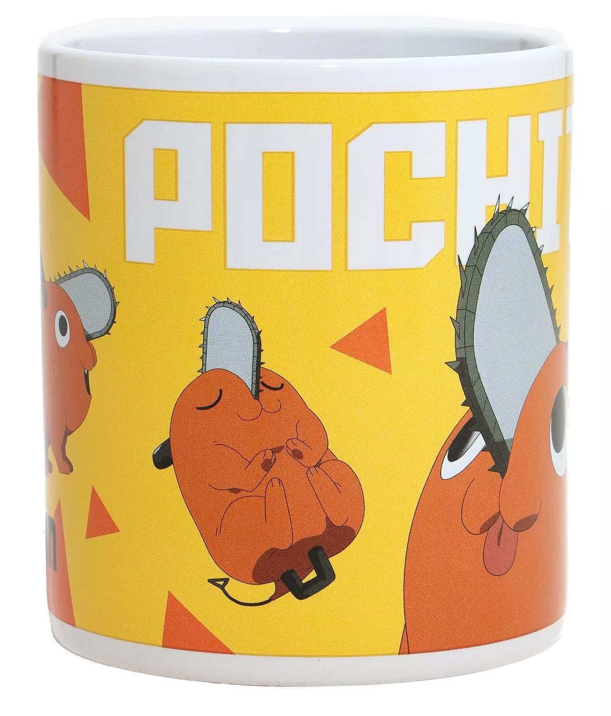 Caneca Pochita, o Demônio da Motosserra do Anime Chainsaw Man de Tatsuki Fujimoto
