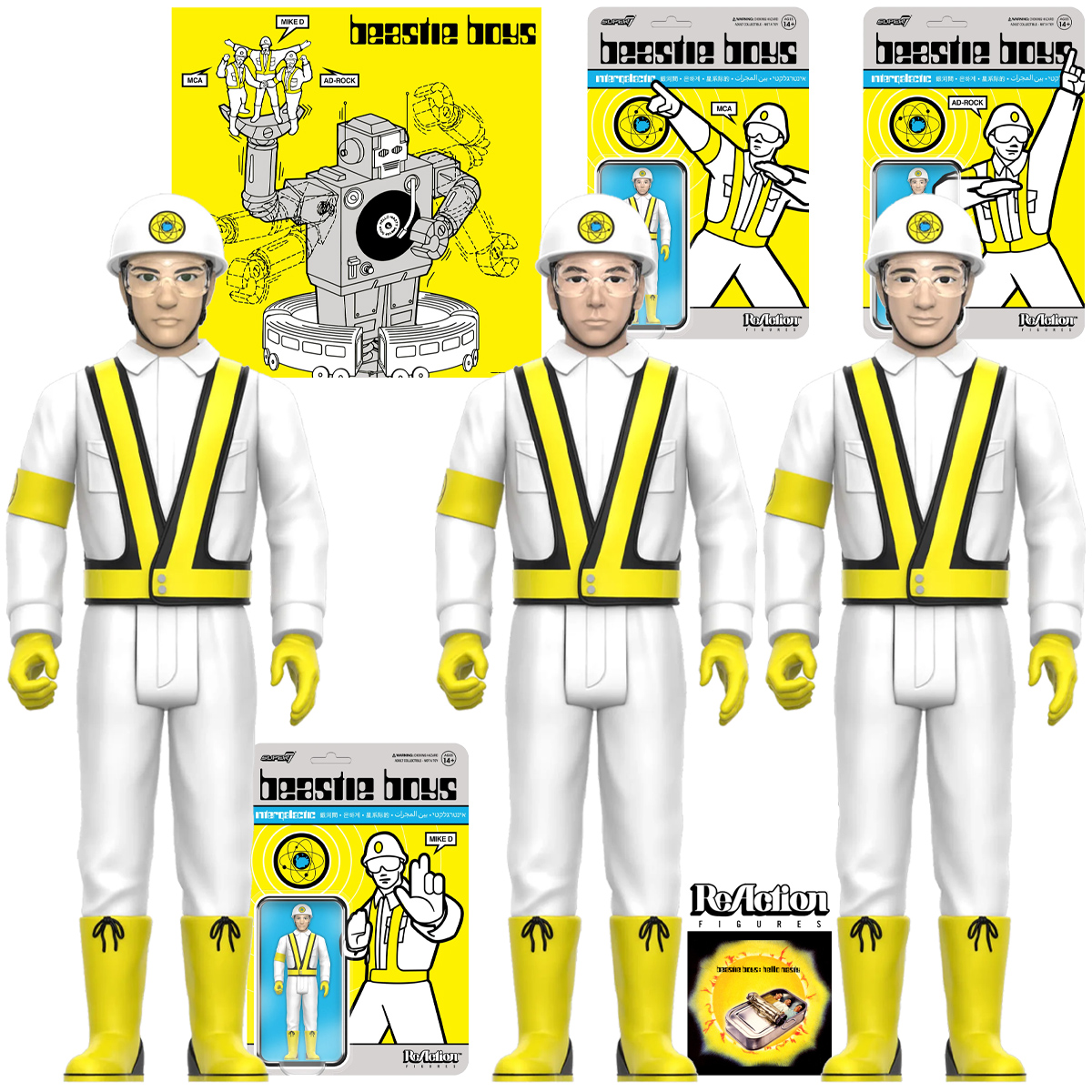 Action Figures Beastie Boys “Intergalactic Crossing Guards” ReAction