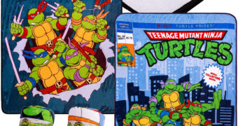 Cobertores de Lance Tartarugas Ninjas: ”City Heroes” e ”Comic Heroes”