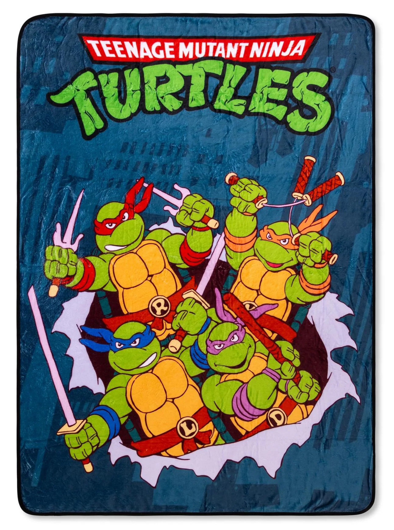 Cobertores de Lance Tartarugas Ninjas