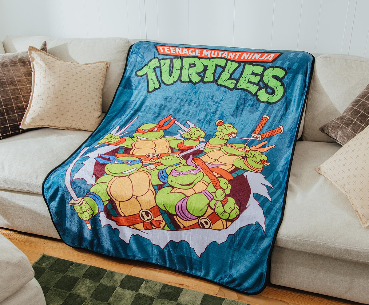 Cobertores de Lance Tartarugas Ninjas