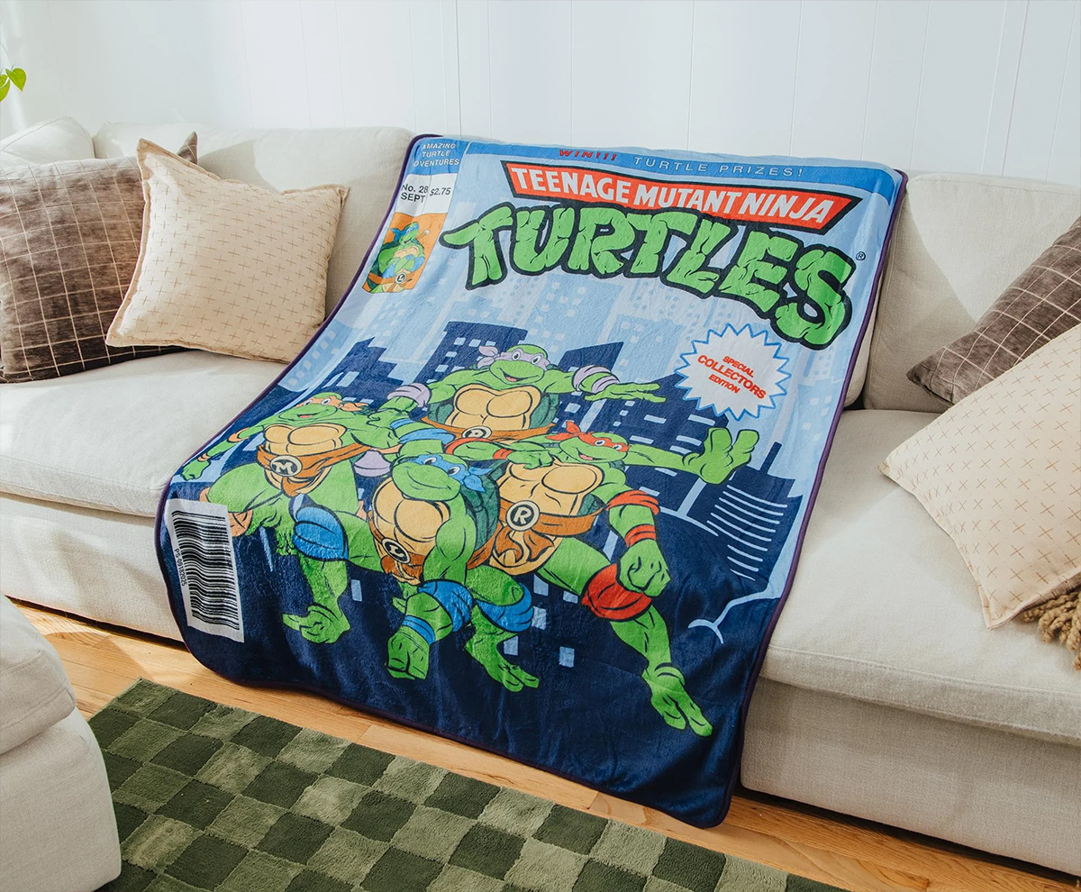 Cobertores de Lance Tartarugas Ninjas