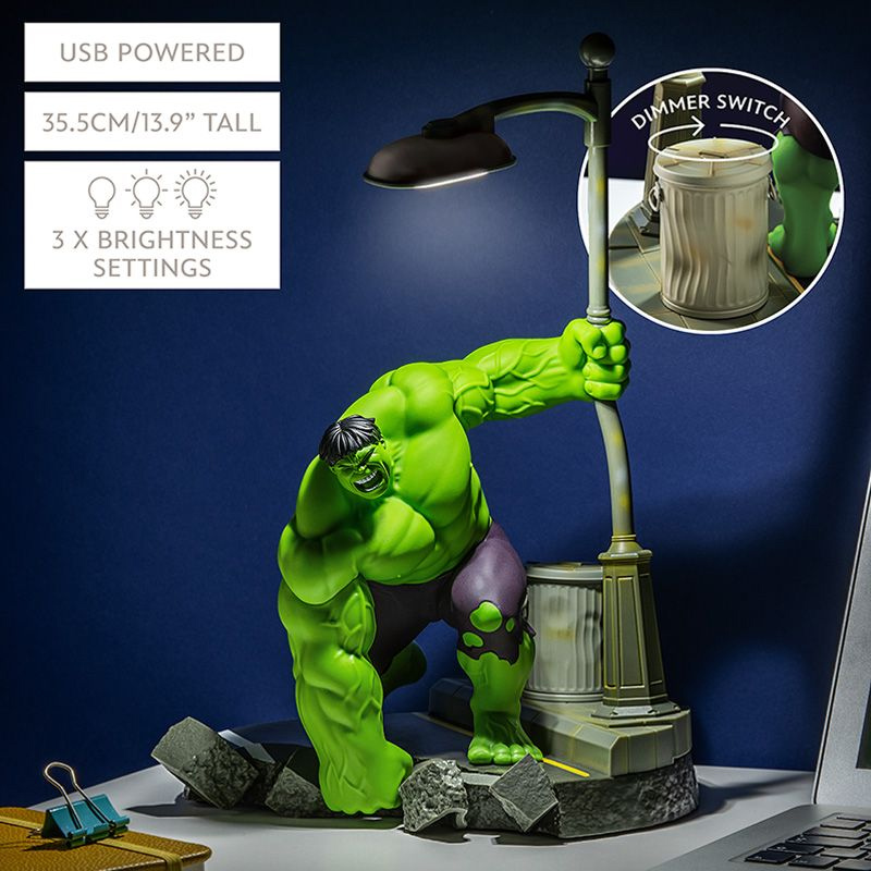 Luminária Diorama Incrível Hulk (Marvel)