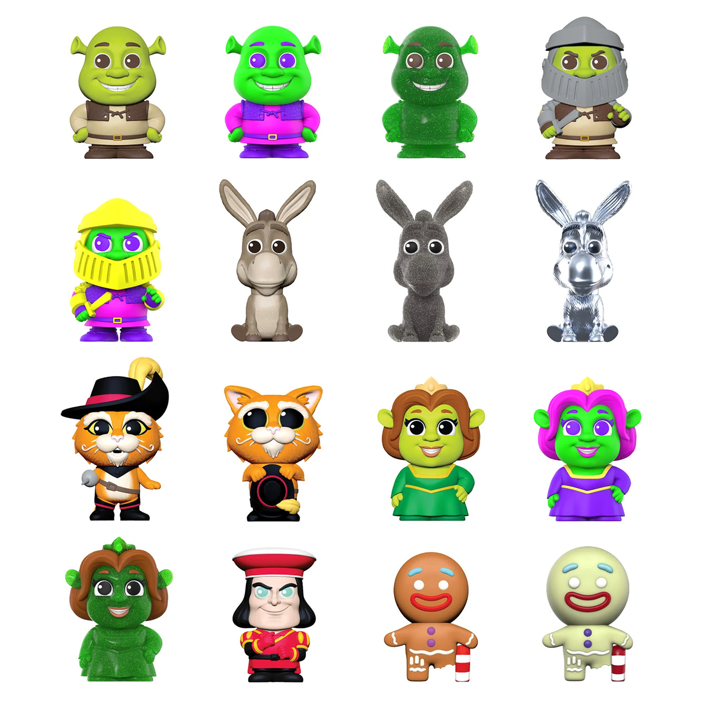 Shrek FUN! FUN! MINI com 16 Mini-Figuras de Vinil (Blind Box)