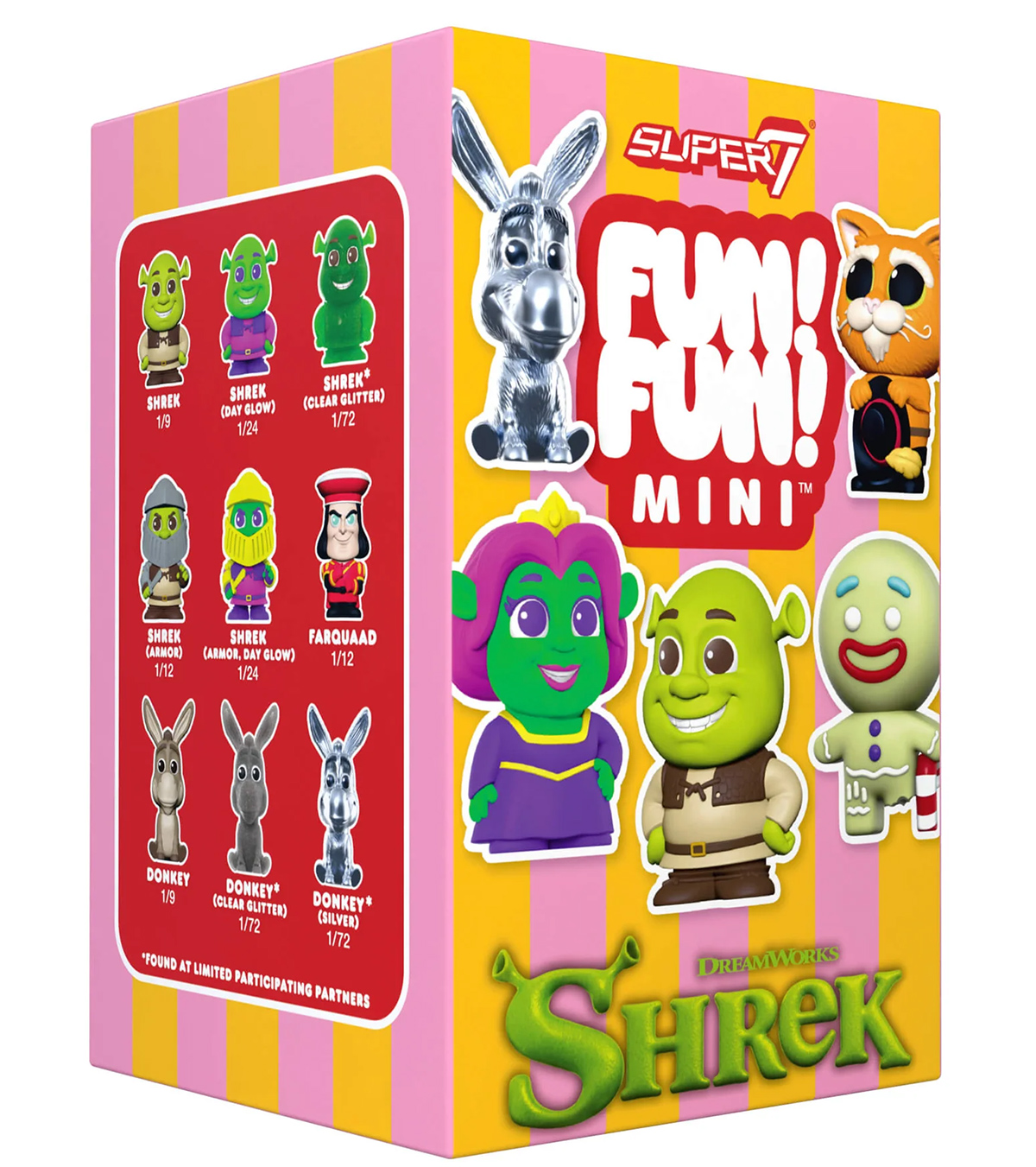 Shrek FUN! FUN! MINI com 16 Mini-Figuras de Vinil (Blind Box)