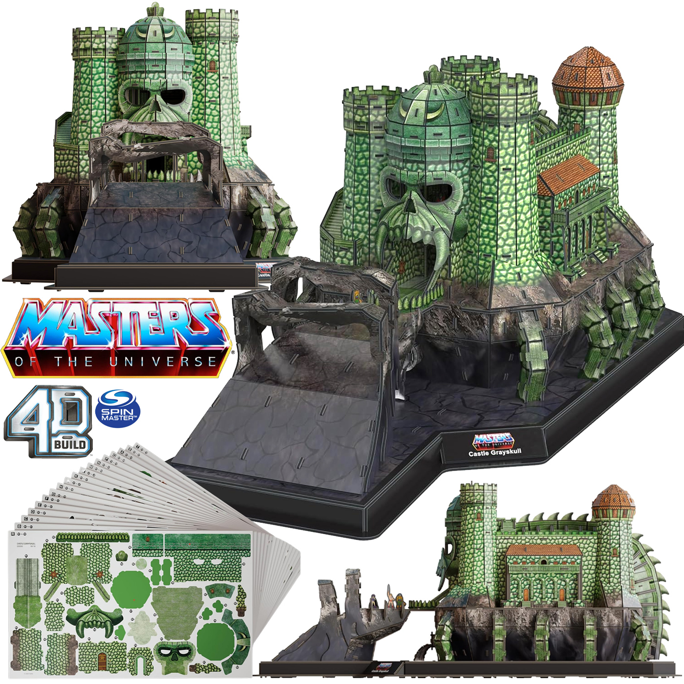 Quebra-Cabeça 3D Castelo de Grayskull da série He-Man e os Mestres do Universo