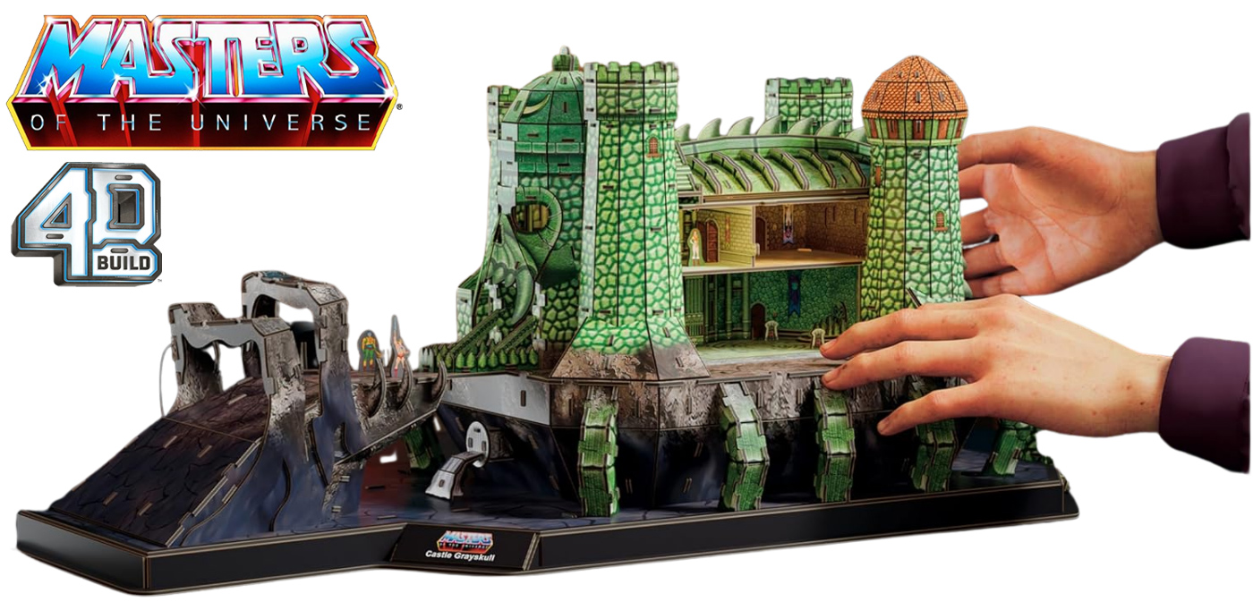 Quebra-Cabeça 3D Castelo de Grayskull da série He-Man e os Mestres do Universo