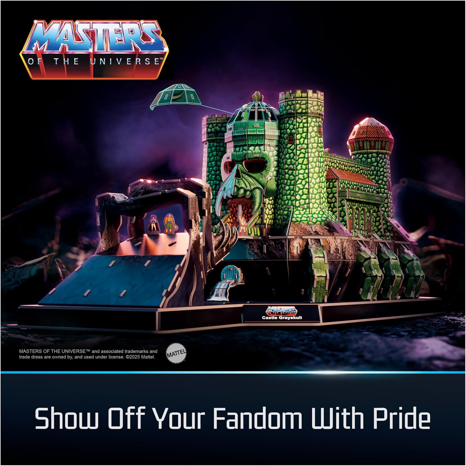 Quebra-Cabeça 3D Castelo de Grayskull da série He-Man e os Mestres do Universo