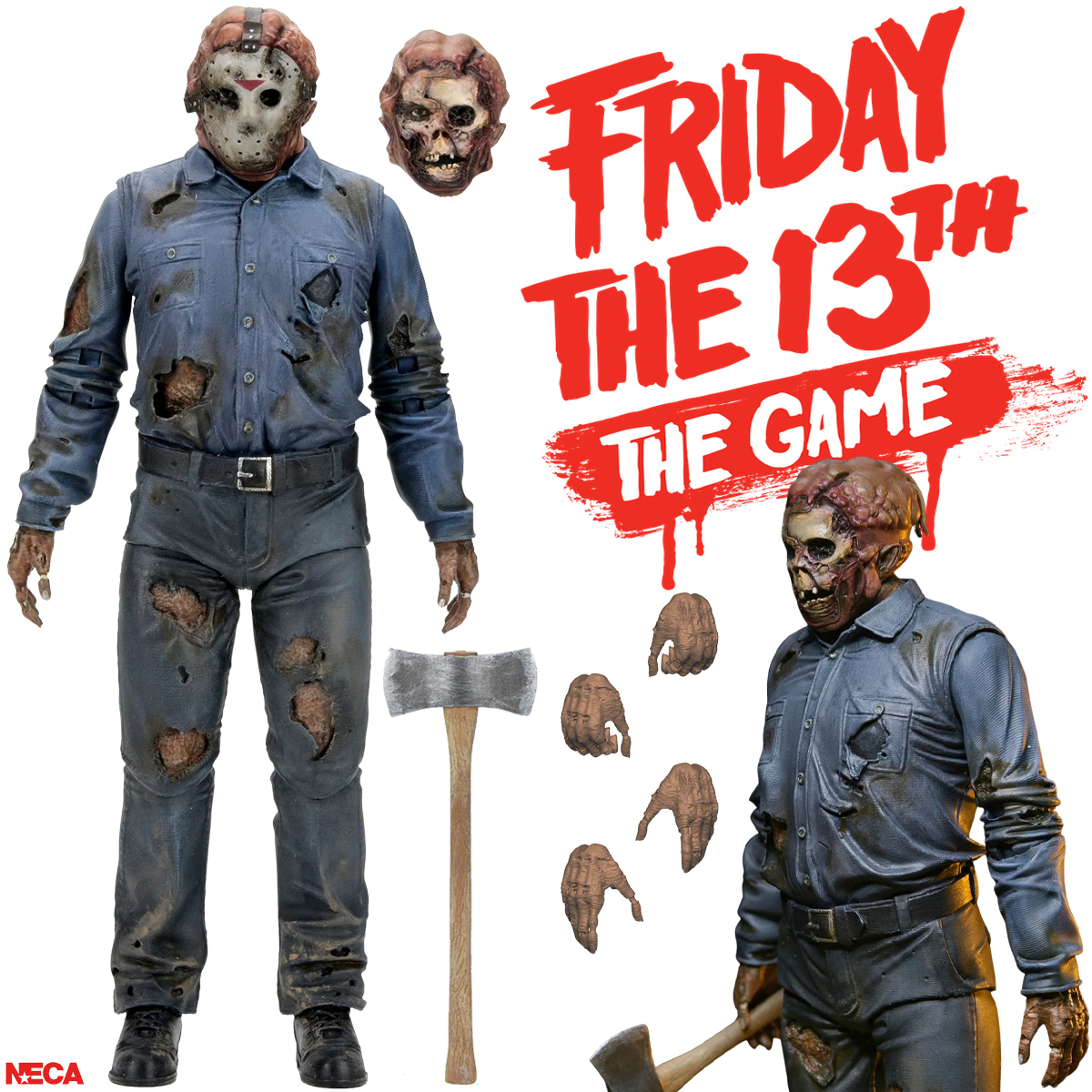 Action Figure “Jason Part 9 (Goes to Hell)” do Jogo Friday the 13th: The Game