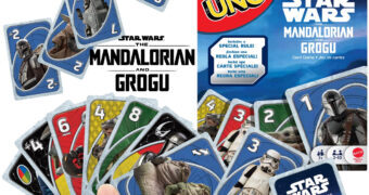 Jogo de Cartas UNO do Filme Star Wars O Mandaloriano e Grogu