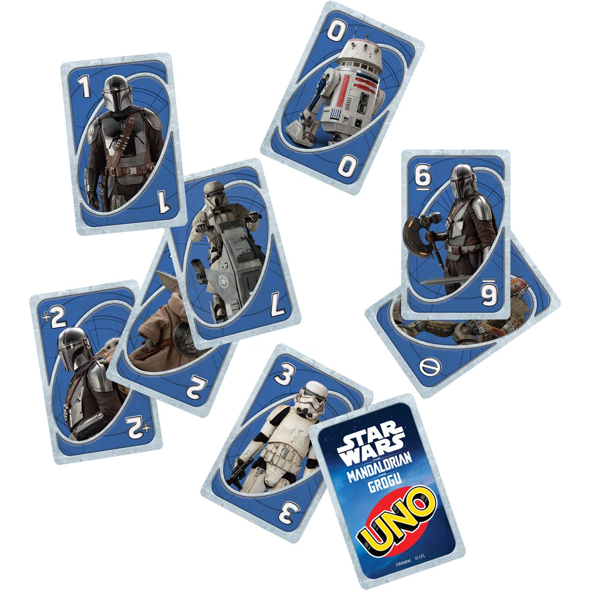Jogo de Cartas UNO do Filme O Mandaloriano e Grogu (Star Wars)