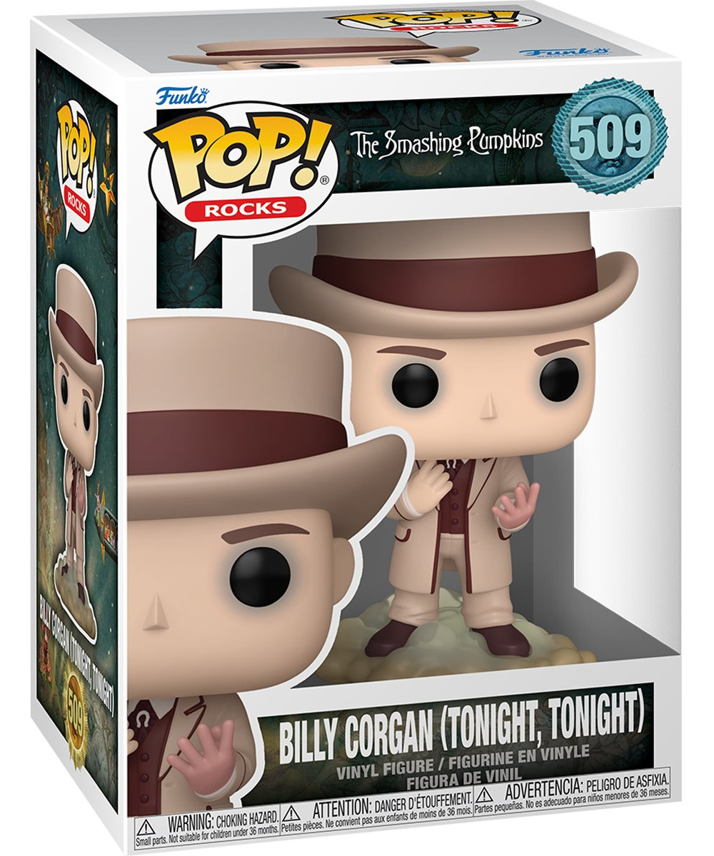 Boneco Pop! Rocks Billy Corgan (Tonight, Tonight) da Banda The Smashing Pumpkins