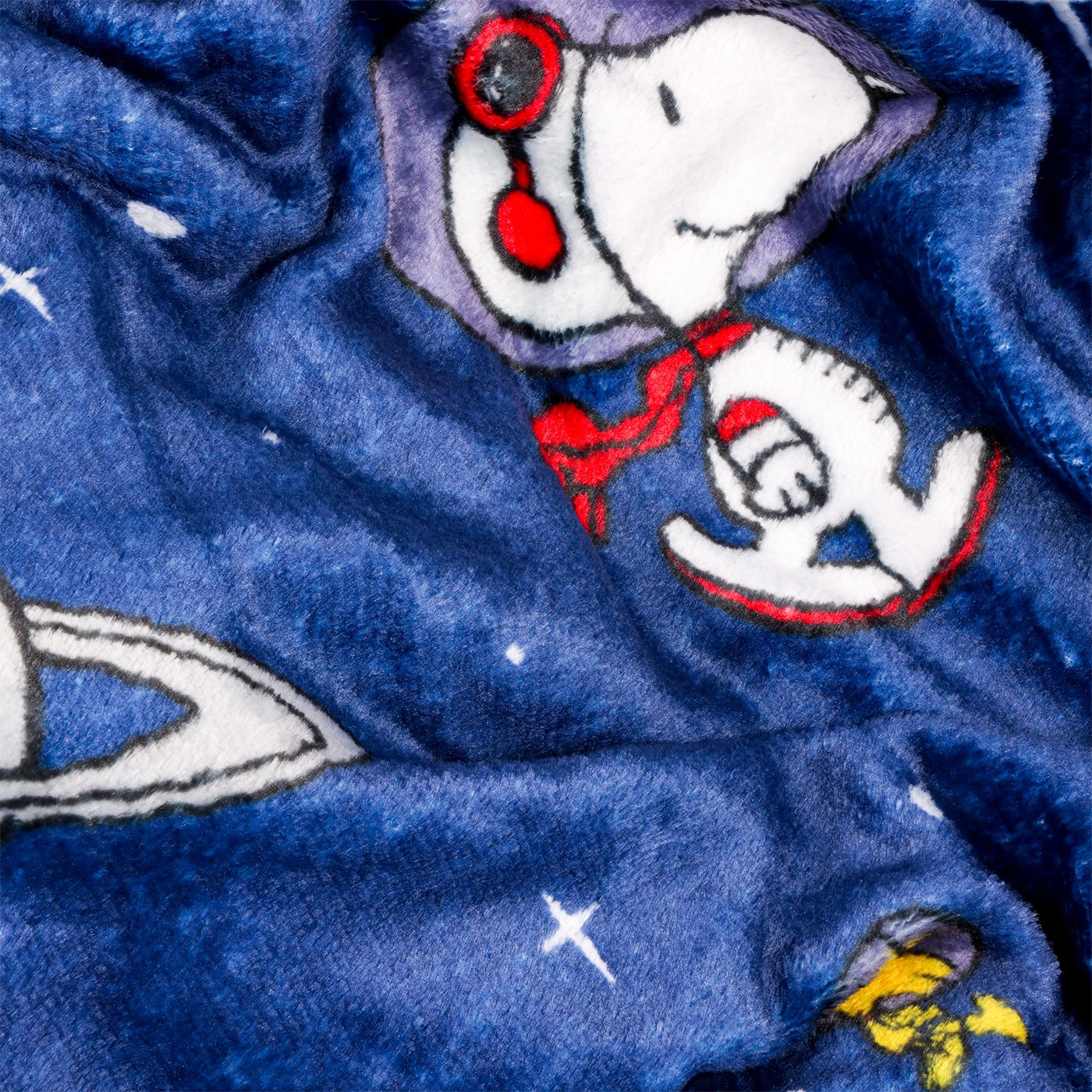 Cobertor de Lance Peanuts com os Astronautas Snoopy e Woodstock