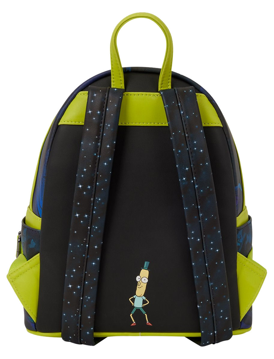 Mini-Mochila Rick and Morty Fosforescente com a Nave Interdimensional Space Cruiser 