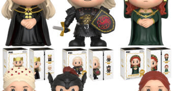 Figuras Thrilljoy PIX! A Casa do Dragão: Alicent Hightower, Rhaenyra e Daemon Targaryen (House of the Dragons)
