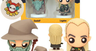 Mini-Figuras Pokis Gandalf e Legolas de O Senhor dos Anéis