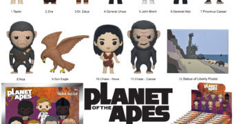 Chaveiros O Planeta dos Macacos 3D Figural Bag Clips (Planet of the Apes)
