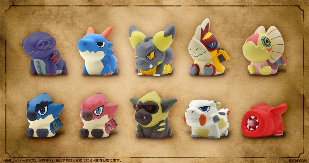 Dedoches Monstros do Videogame Monster Hunter da Capcom