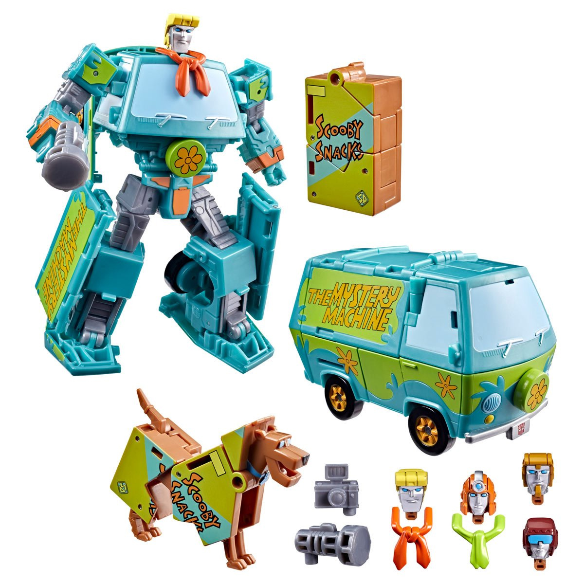Robôs Scooby-Doo Transformers Crossover: Mysterious Prime & Automutt