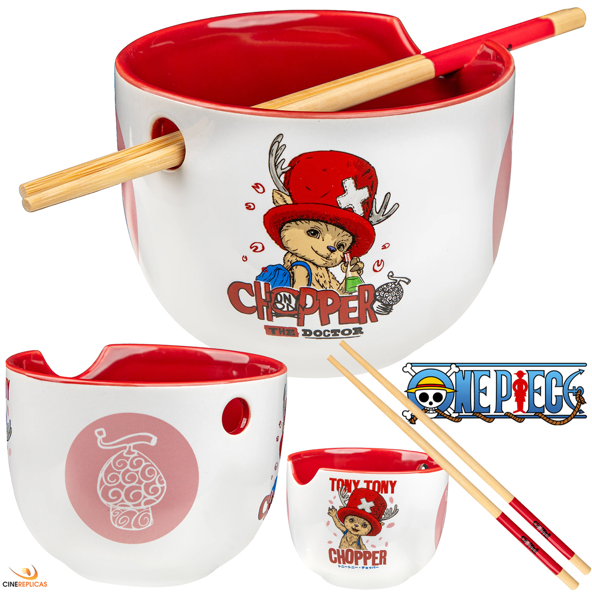 Tigela Ramen One Piece Tony Tony Chopper