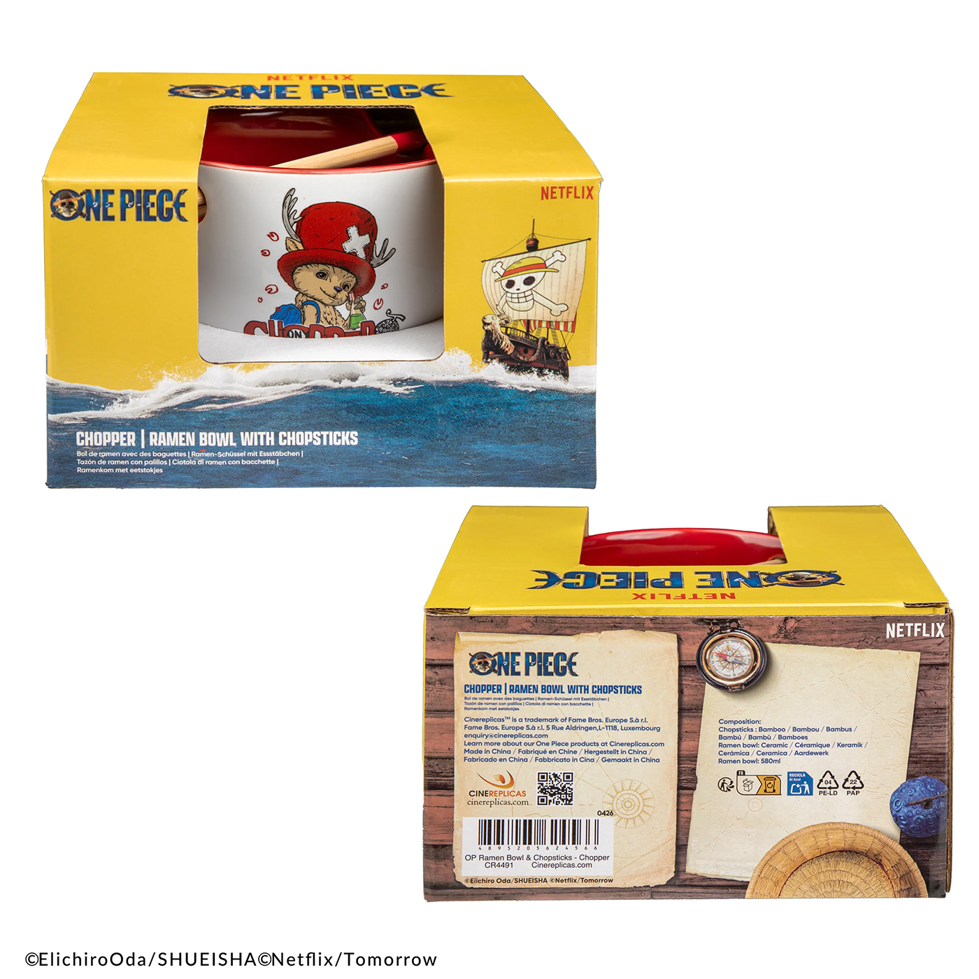 Tigela Ramen One Piece Tony Tony Chopper
