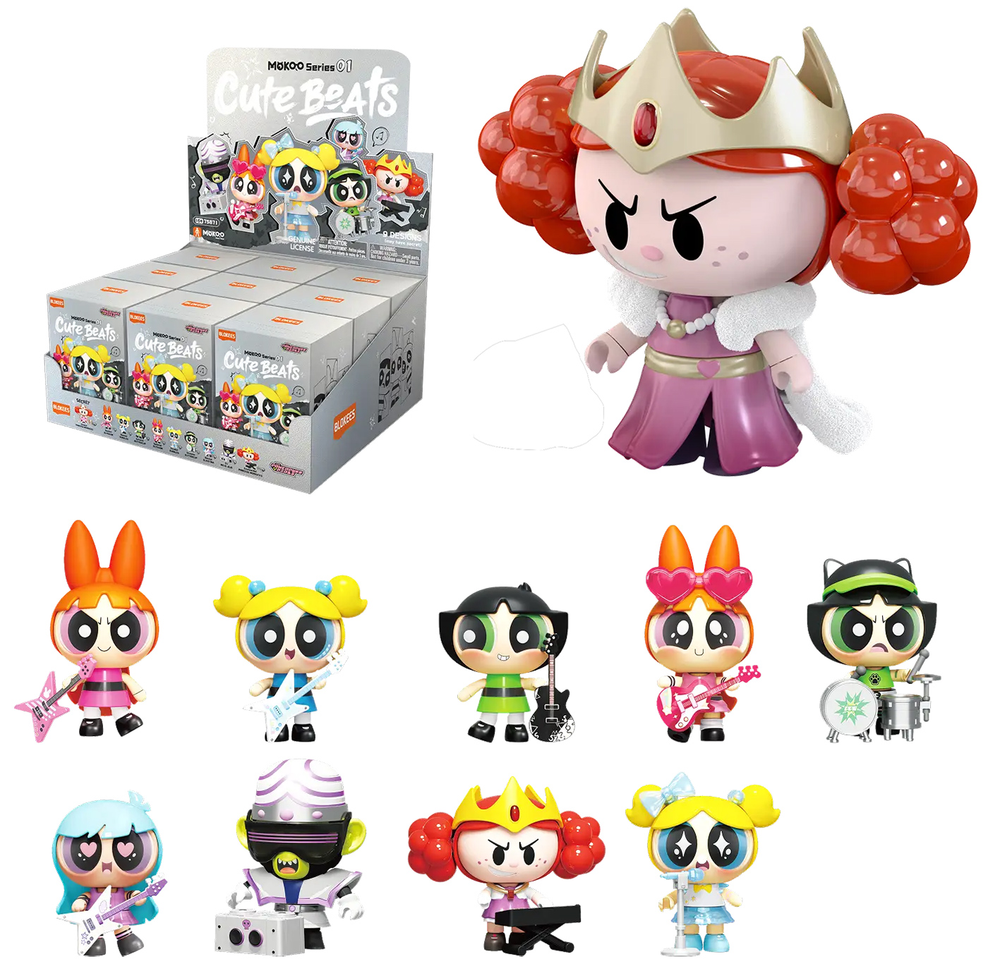 The Powerpuff Girls “Cute Beats” Mokoo Mini Model Kits