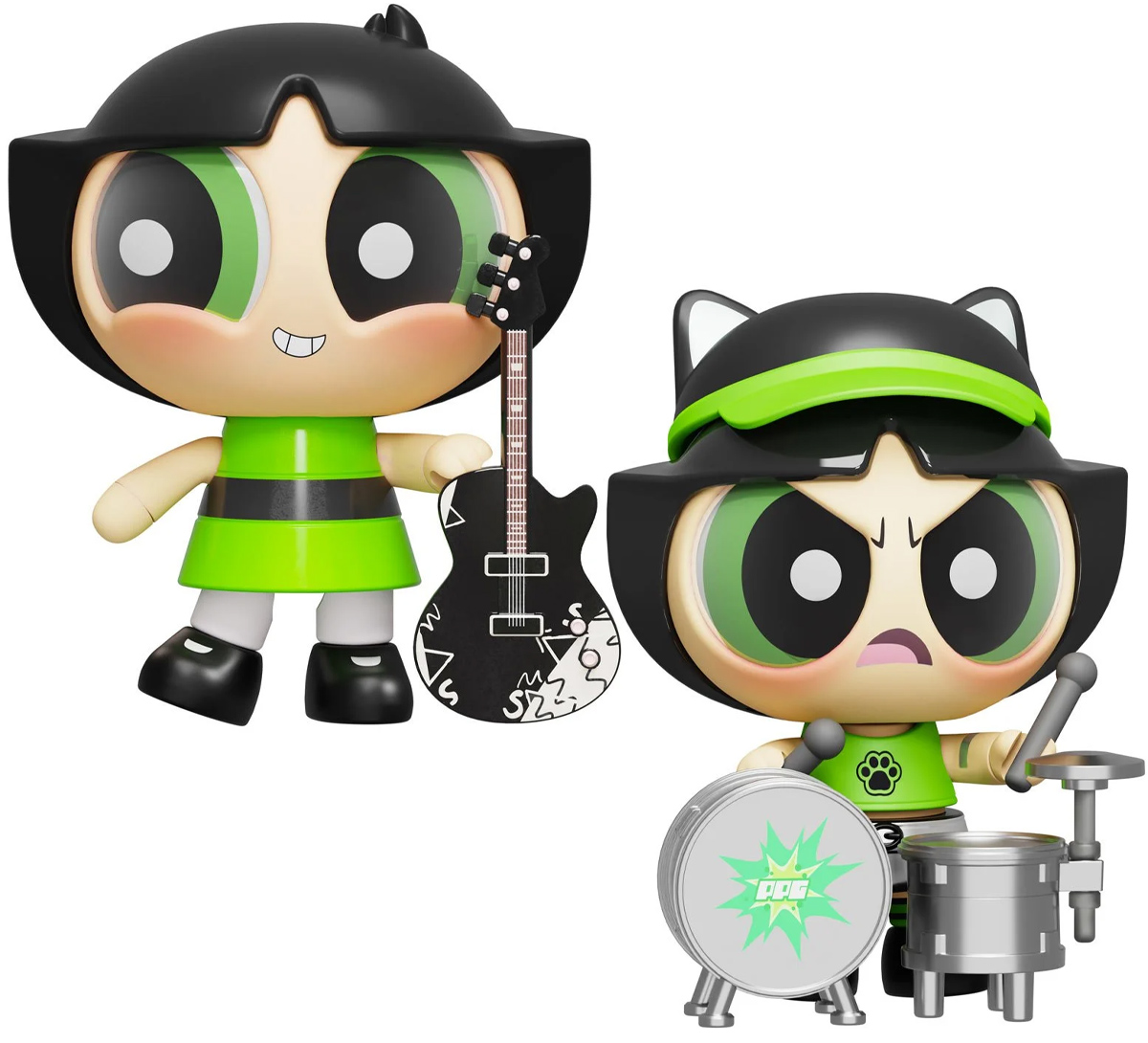 Bonequinhas As Meninas Superpoderosas “Cute Beats” Mokoo Blokees (Blind-Box)