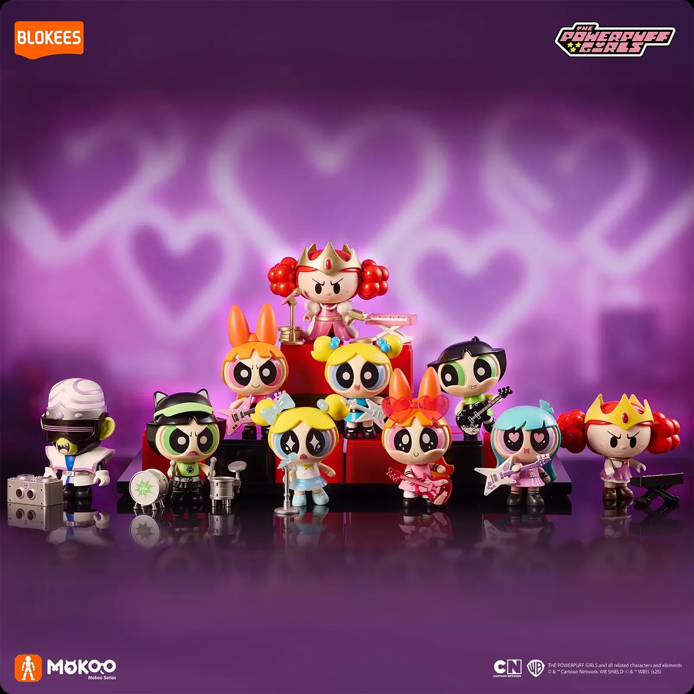 The Powerpuff Girls “Cute Beats” Mokoo Mini Model Kits