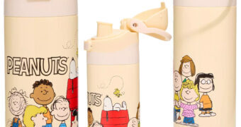 Garrafa Térmica de Aço com a Turma Peanuts