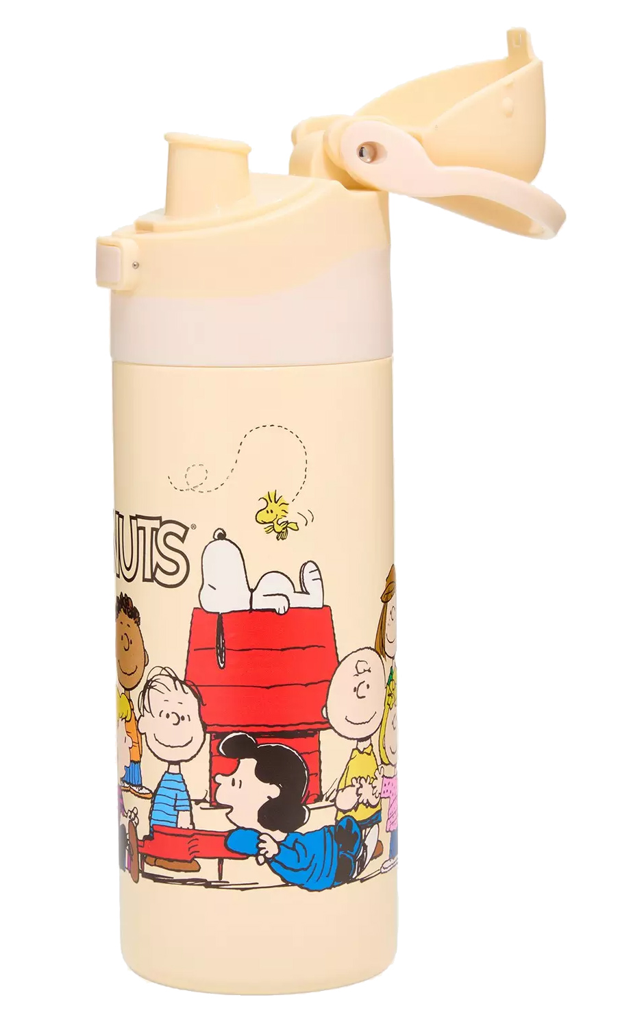 Garrafa Térmica de Aço com a Turma Peanuts