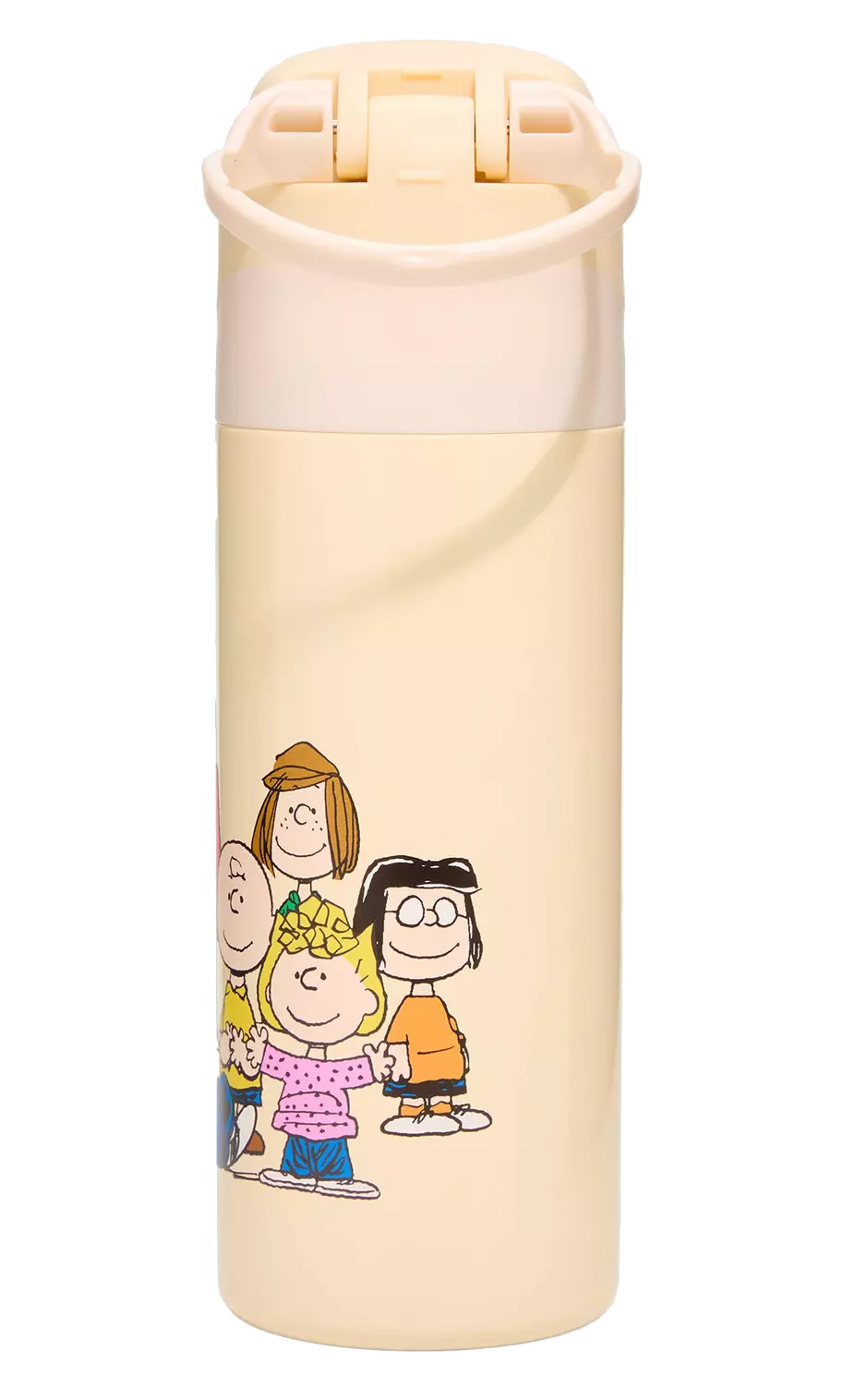 Garrafa Térmica de Aço com a Turma Peanuts