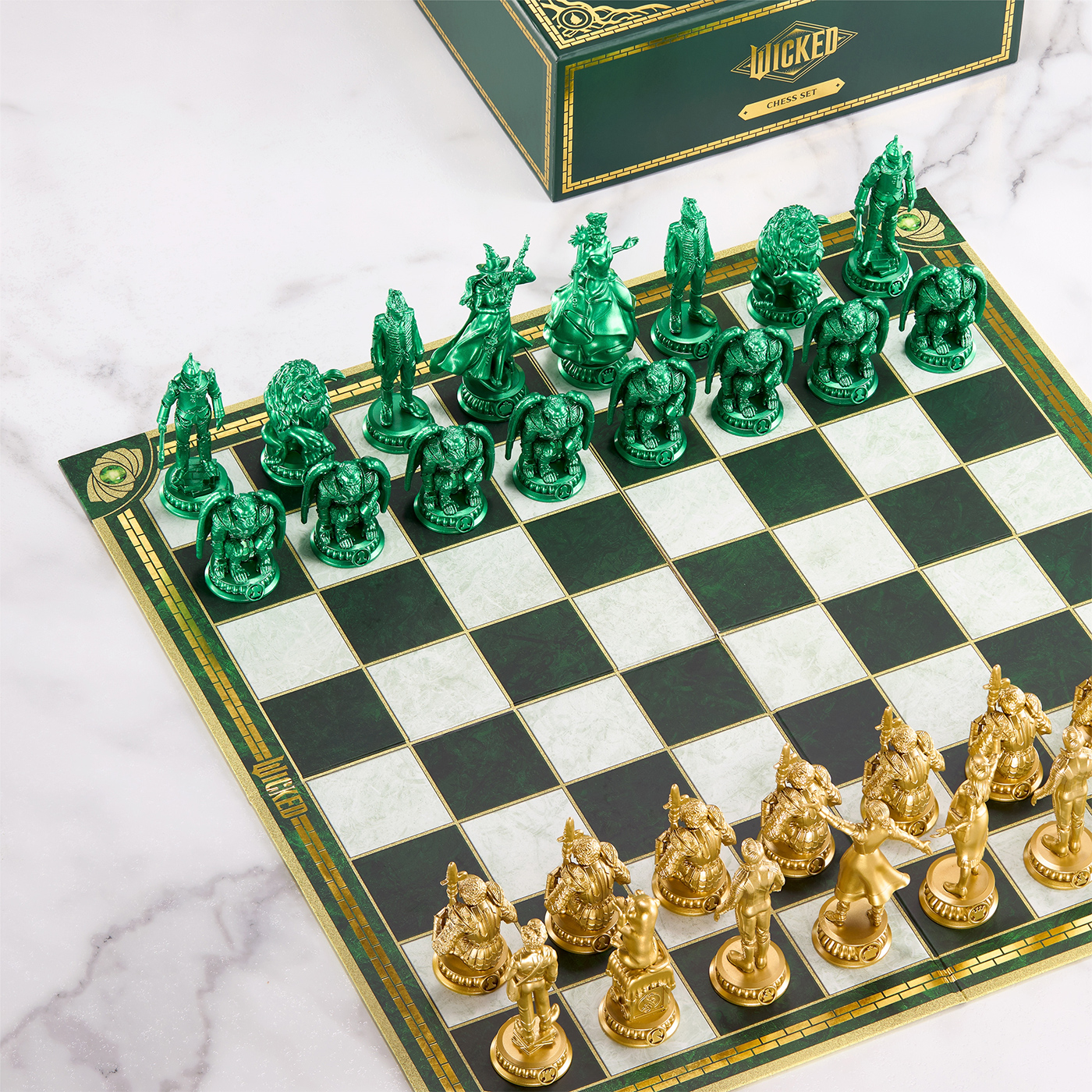 xadrez Wicked Chess Set - Shiz vs. Emerald City