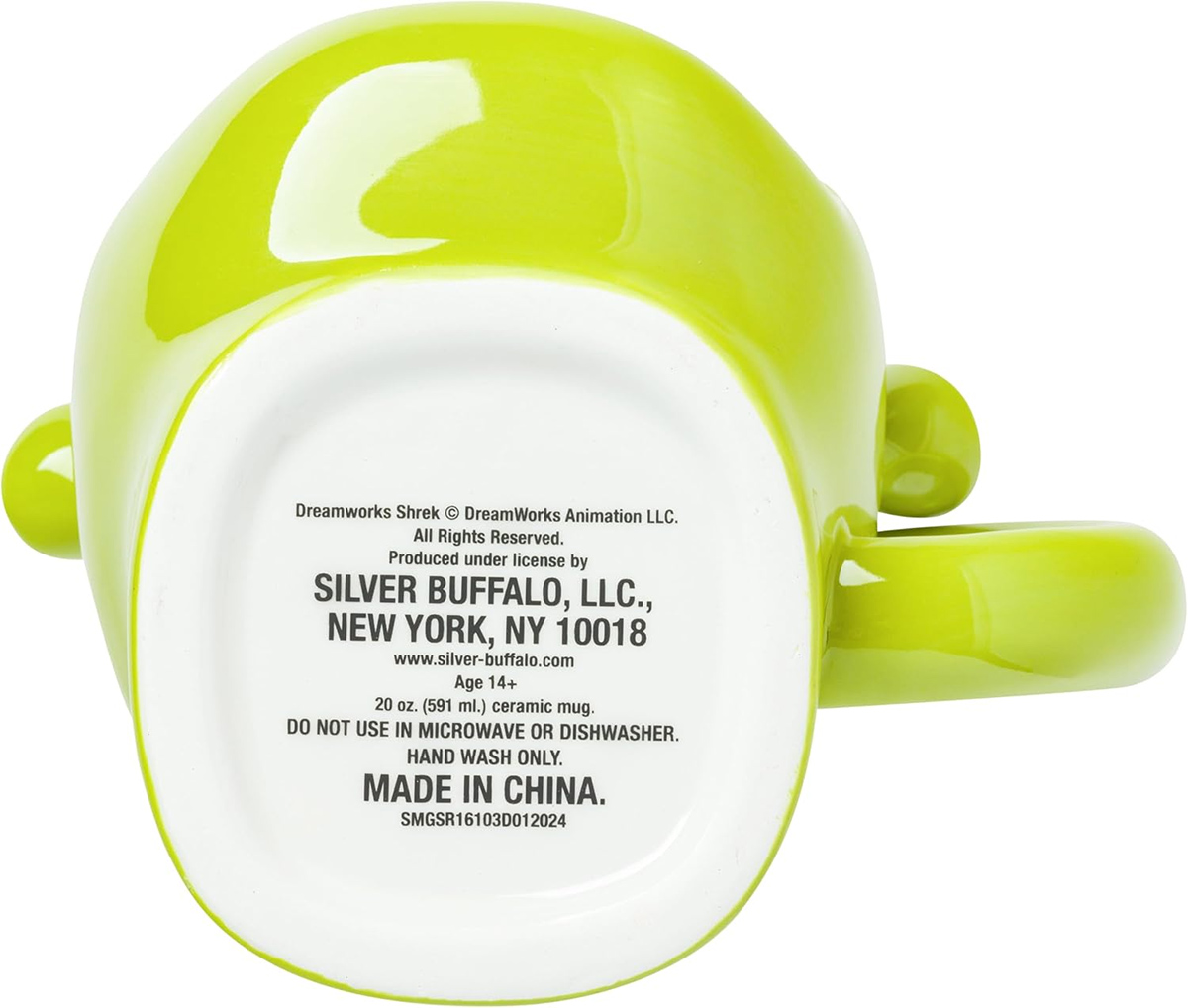 Caneca 3D Ogro Shrek da DreamWorks