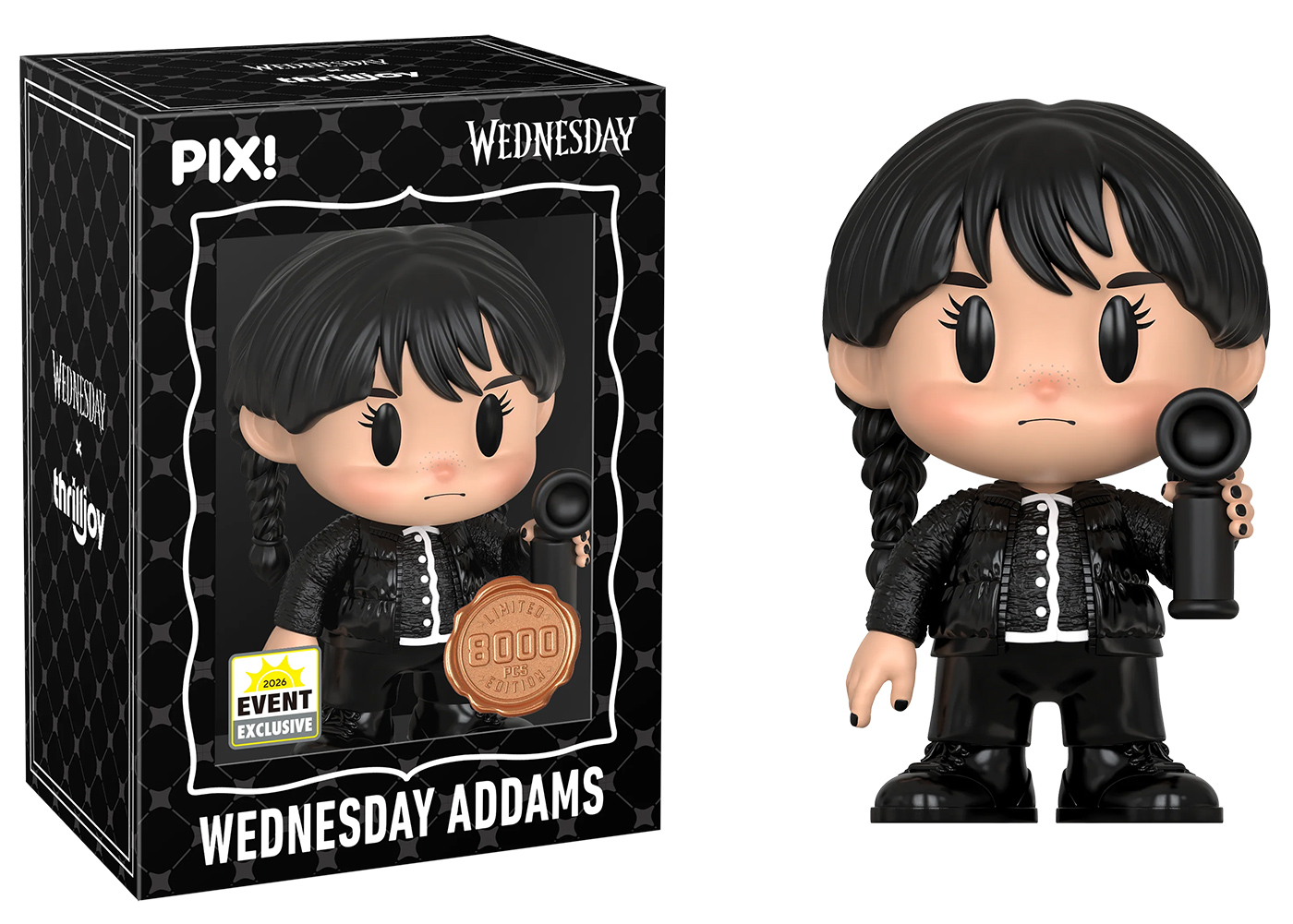 Boneca Wandinha Addams PIX! com Chance da Enid Lobisomem