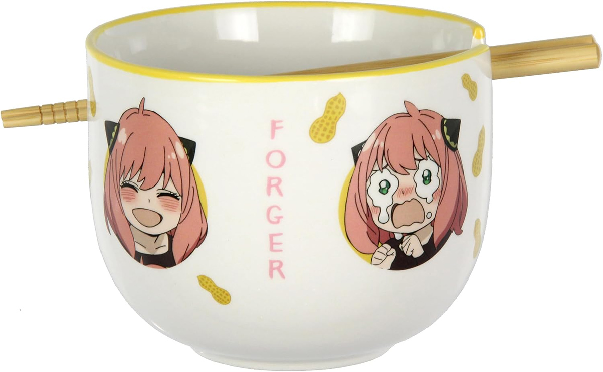 Tigela Ramen As Muitas Faces de Anya Forger do Anime Spy x Family