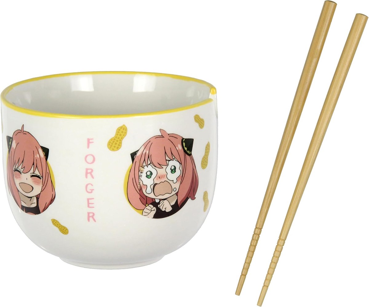 Tigela Ramen As Muitas Faces de Anya Forger do Anime Spy x Family