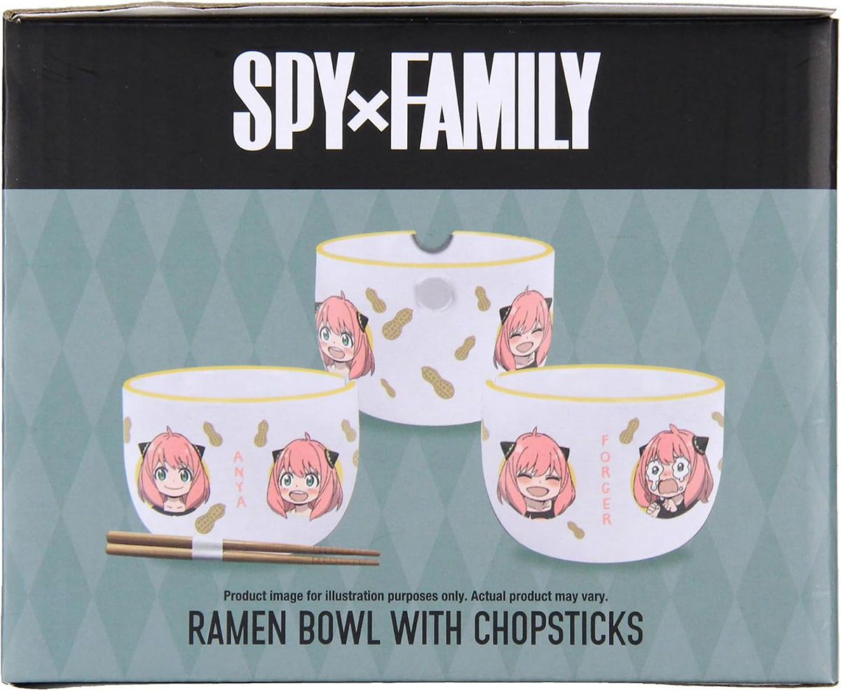 Tigela Ramen As Muitas Faces de Anya Forger do Anime Spy x Family
