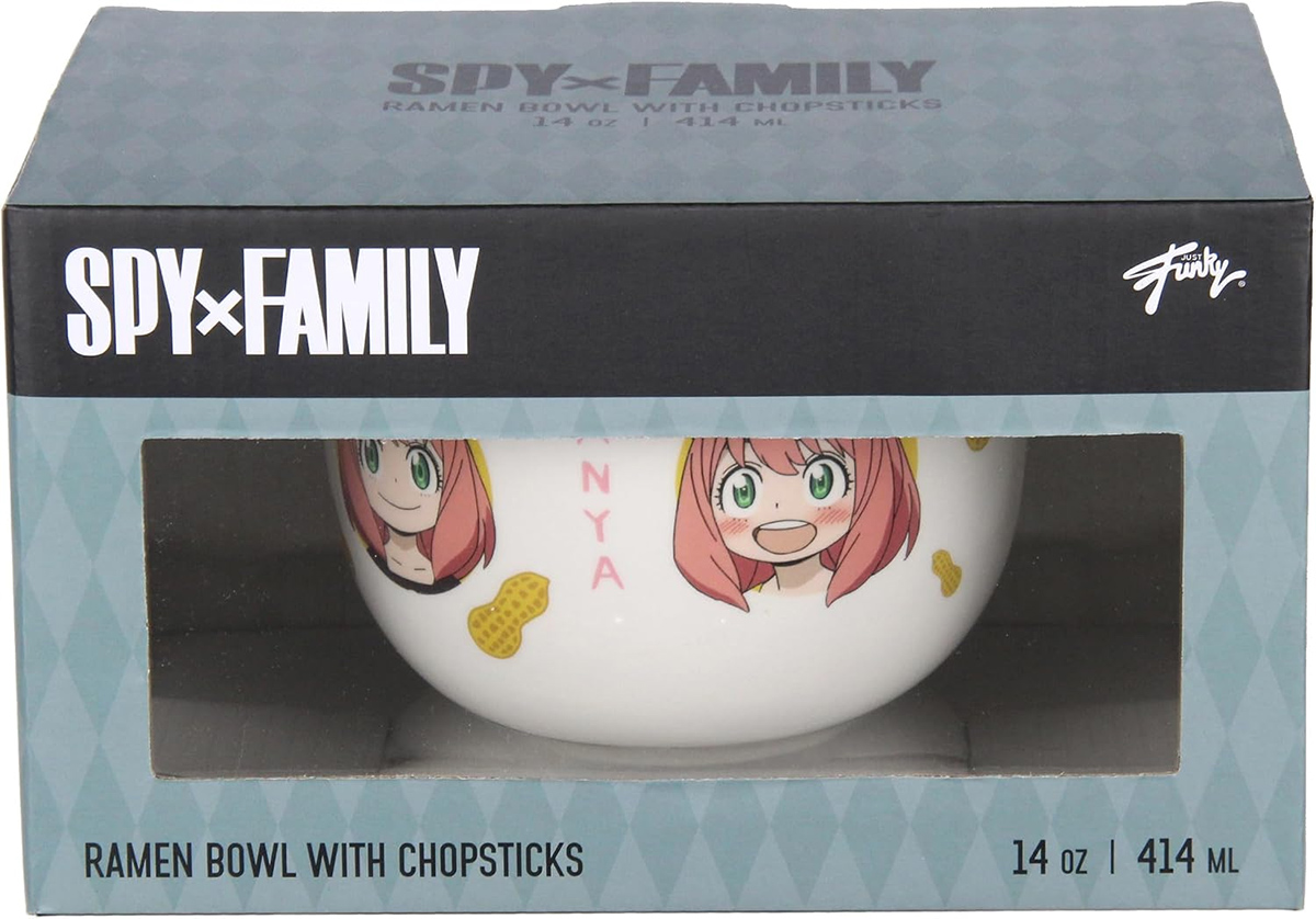 Tigela Ramen As Muitas Faces de Anya Forger do Anime Spy x Family