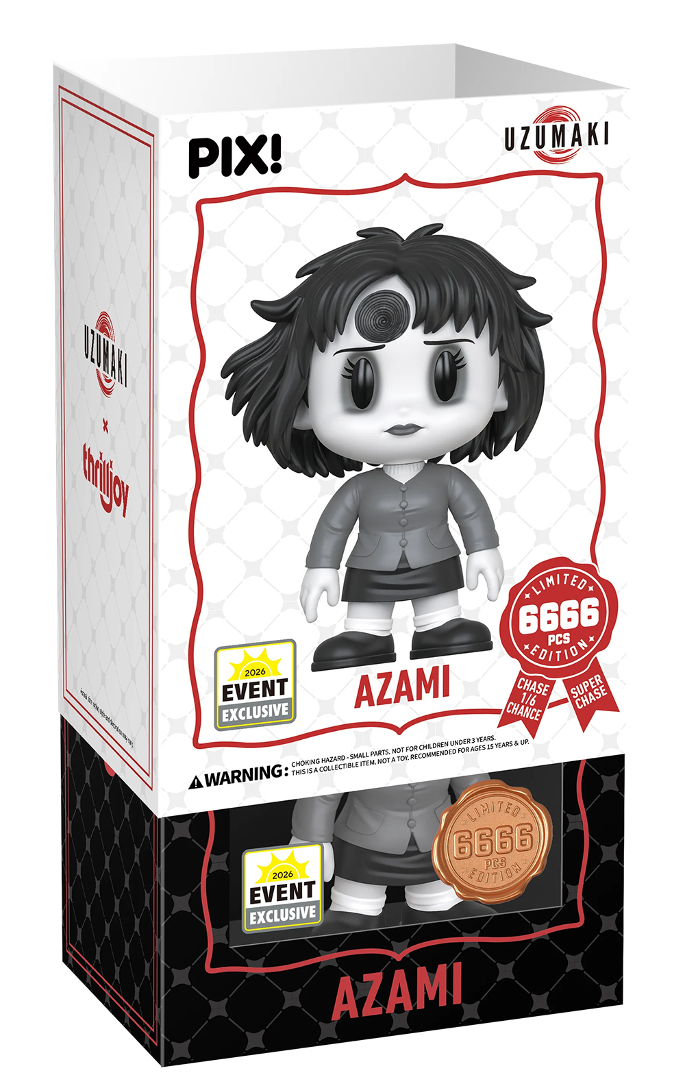 Bonecas Azami Kurotani PIX! do Mangá Uzumaki de Junji Ito