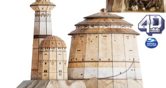 Quebra-Cabeça 3D Palácio de Jabba, o Hut Star Wars 4D Build