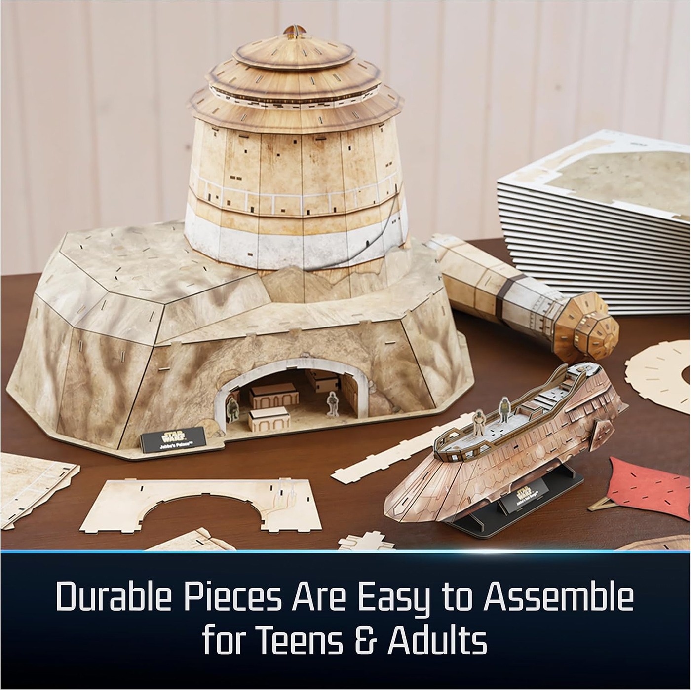 Quebra-Cabeça 3D Palácio de Jabba, o Hut Star Wars 4D Build
