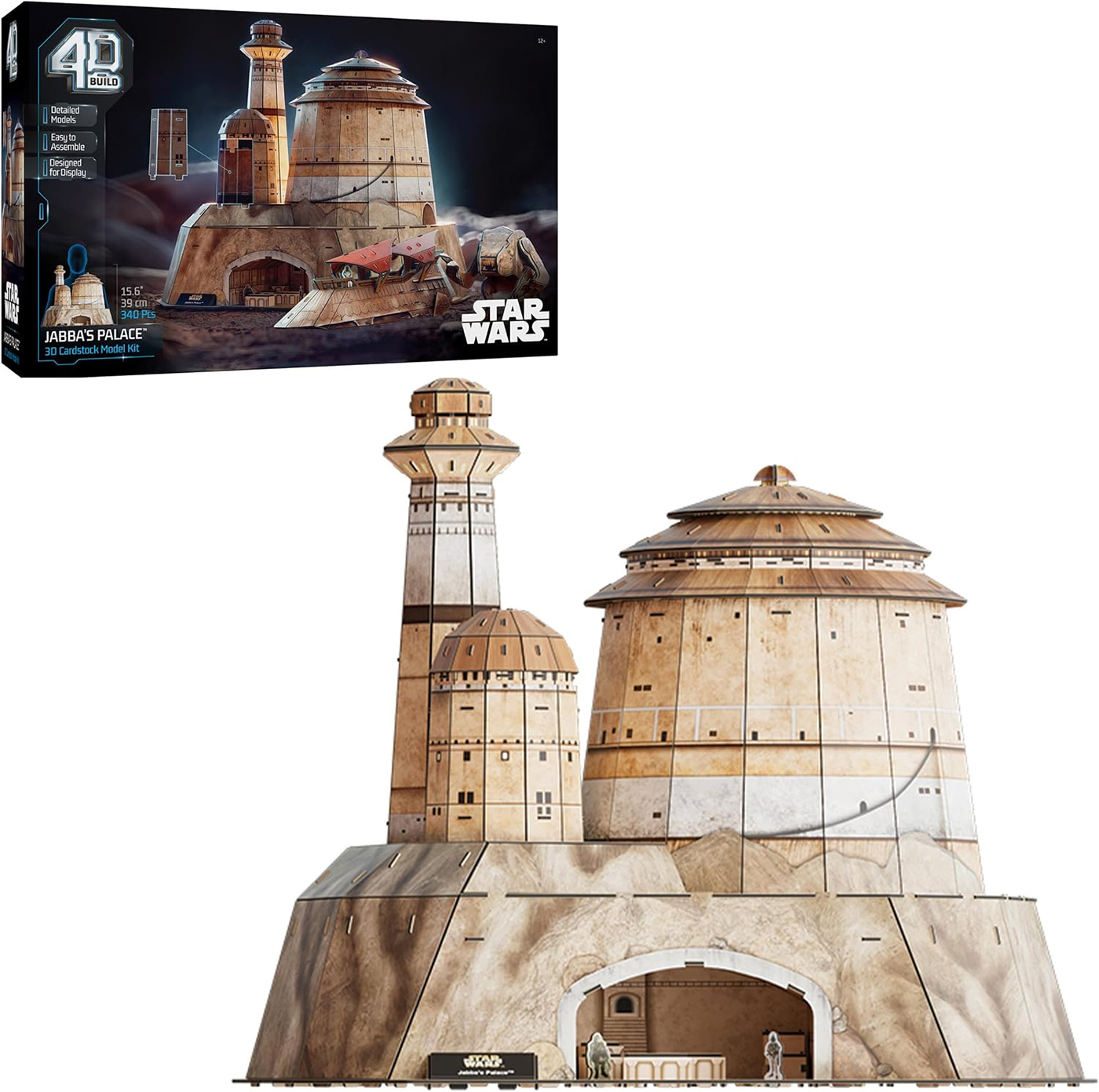Quebra-Cabeça 3D Palácio de Jabba, o Hut Star Wars 4D Build